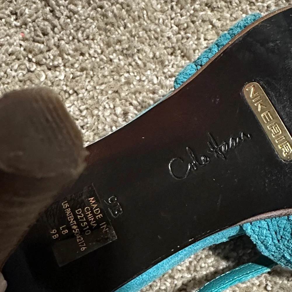 Cole Haan Nike Air Teal Strappy Sandals